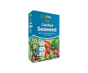 Vitax Calcified Seaweed Lawn Conditioner Organic Mineral Feed 2.5kg