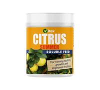 Vitax Citrus Feed for Summer - Soluble Plant Feed for Healthy, Fruitful Citrus Trees - Prevents Leaf Fall Boosts Growth & Fruit Production - Ideal for Indoor & Outdoor Citrus Plants- 200g Tub