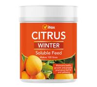 Vitax Citrus Winter Soluble Plant Feed, Balanced Maintenance Feed, Discourgaes Premature Leaf Drop, For Use Over Autumn/Winter: 200G