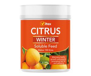 Vitax Citrus Winter Soluble Plant Feed, Balanced Maintenance Feed, Discourgaes Premature Leaf Drop, For Use Over Autumn/Winter: 200G