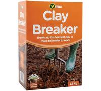 Vitax Clay Breaker 2.5kg - Improves Drainage, Conditions Heavy Clay Soils, Maintains pH Balance, Ideal for Lawns, Flower Beds & Vegetable Gardens