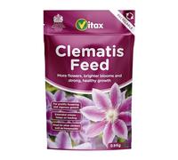 Vitax Clematis Feed, Boosts Growth & Flowering, Specially Tailored Nutrient Mix, Suitable For Clematis, Honeysuckle, Passion Flower And Other Climbers- 900G Pouch