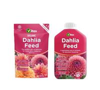 Vitax Dahlia Feed 0.9Kg Granules & Liquid Dahlia Feed 1L For Strong Roots Healthy Foliage Bigger Blooms In Pots & Garden Beds