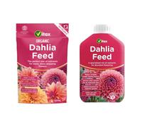 Vitax Dahlia Feed 0.9Kg & Liquid Concentrated Dahlia Feed 1L For Vibrant Blooms