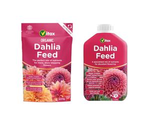 Vitax Dahlia Feed 0.9kg & Liquid Dahlia Feed 1L