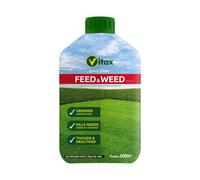 Vitax Feed & Weed Lawn Care Enhance Liquid Feed - Fast-Acting Lawn Fertilizer for Healthier, Greener Grass - Boost Growth, Strength & Color - Ideal for Lawns, Gardens & Turf Care (1 Litre)