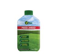 Vitax Feed & Weed Lawn Fertiliser & Weedkiller For Healthy Grass, Kills Broad-Leaved Weeds Covers 100M²