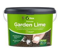 Vitax Granular Garden Lime Soil Conditioner Acid Neutraliser Drainage Improver Calcium 10Kg