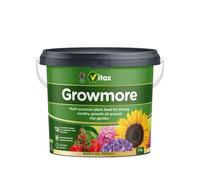 Vitax Growmore, General Purpose Fertiliser, Suitable For Fruit, Veg, Flowers And Lawn, Promotes Heavy Crops, Boosts Growth All Around The Garden (5kg)