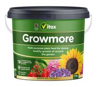 Vitax Growmore General Purpose Plant Fertiliser Flowers Fruit Vegetables Feed 5Kg