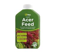 Vitax Acer Feed Liquid Plant Food - Balanced Nutrient Mix for Japanese Maples & Acers in Borders, Pots & Containers- Promotes Vibrant Foliage & Strong Growth Makes 66 Watering Cans - 1L Concentrated