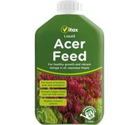 Vitax Liquid Acer Feed 1L Specialist Japanese Maple Fertilizer Balanced Nutrient Mix For Vibrant Foliage And Strong Root Growth