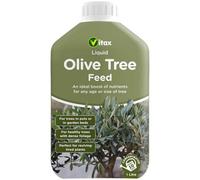 Vitax Liquid Olive Tree Feed 1L | Specialist Mediterranean Plant Food with Seaweed & Trace Elements | Fast-Acting NPK Booster for Pots & Garden Trees | Concentrated Formula Makes 220L | Foliar & Root