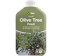 Vitax Liquid Olive Tree Feed 1L | Specialist Mediterranean Plant Food with Seaweed & Trace Elements | Fast-Acting NPK Booster for Pots & Garden Trees | Concentrated Formula Makes 220L | Foliar & Root