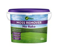 Vitax Moss Remover, No Rake, Dual Purpose Lawn Feed And Moss Removal, Natural Moss Eating Bacteria, Greener Lawns, Feeds Lawn For Up To 3 Months- 100 M.Sq