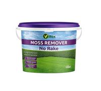 Vitax Moss Remover Dual-Action Formula for Moss Removal and Fertiliser Lawn Food Quick Results Convenient 100m2 Tub