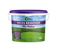 Vitax Moss Remover | No Rake Dual Action Lawn Feed & Moss Treatment | Natural Moss-Eating Bacteria Formula | Feeds for Up to 3 Months | Greener Lawns & Total Moss Removal | 100m² Coverage