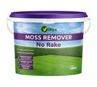 Vitax Moss Remover No Rake 100M2 Easy Apply Lawn Treatment For Fast Moss Removal And Healthier Grass