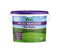 Vitax Moss Remover, No Rake, Dual Purpose Lawn Feed And Moss Removal, Natural Moss Eating Bacteria, Greener Lawns, Feeds Lawn For Up To 3 Months- 100