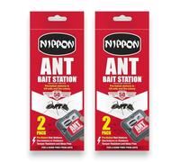 Vitax Nippon Ant Bait Station Effective Ant Killer Indoor & Outdoor Use for Home & Garden-Fast Acting Easy to Use-Destroys Ants and their Nests-Strongest Ant Control Pack of 2 (Twin Pack)