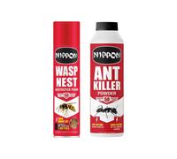 Vitax Nippon Ant Killer Powder 500g & Wasp Nest Destroyer Foam 300ml