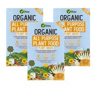 Vitax Org All Purpose Plant Food | Plant Based | Vegan Friendly | 3 x 900g