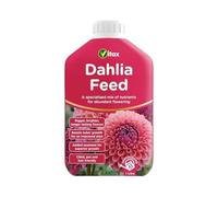 Vitax Organic Dahlia Liquid Feed 1L - Balanced Nutrients for Bigger, Brighter Blooms - Promotes Vigorous Growth, Vivid Colour & Long-Lasting Flowers Easy-Use Fertiliser for Pots & Garden Beds