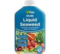 Vitax Organic Liquid Seaweed 1 Litre Concentrated Natural Plant Feed And Growth Stimulant For Fruit Vegetables And Flowers