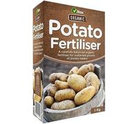 Vitax Organic Potato and Vegetable Fertiliser 1kg - 4.5kg, Natural Plant-Based Feed for Root Crops & Vegetables - Promotes Strong Growth, Higher Yields & Soil Health (1kg)