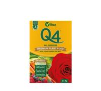 Vitax Organic Q4 All Purpose Pelleted Fertiliser Premium Nutrient Rich Plant Food For Bigger Plants And Bumper Crops 2.5Kg Box