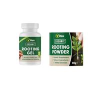 Vitax Organic Rooting Powder 50g & Gel 150ml with Seaweed & Minerals for Strong Root Growth in Soft, Semi-Hard & Hardwood Cuttings, Edible & Ornamental Plants Natural Support for Healthy Plant Cutting