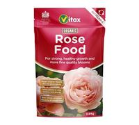 Vitax Organic Rose Food, Specially Tailored Nutrient Mix, Slow Release, 100% Organic, For Healthy Leaves And Bigger Blooms Of Flowers- 900G Pouch