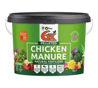 Vitax Pelleted Chicken Manure Fertiliser 7Kg Tub - Organic Natural Garden Feed