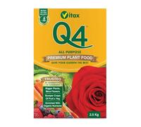 Vitax Q4 All Purpose Plant Food - Balanced Fertiliser for Flowers, Fruit, Vegetables & Shrubs - Promotes Strong Growth & Rich Blooms - Professional Grade Garden Feed (2.5kg)