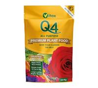 Vitax VTX6QF901 Pelleted Fertilizer Q4 - All Purpose, Organic-enriched, Slow Release - 0.9kg Pouch