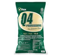 Vitax Q4 Fertiliser For Professional Gardeners, Veg Growers. Increases Yields, Suitable For Vegetables, Flowers And Lawns - 20Kg