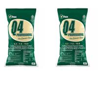 Vitax Q4 Pelleted Fertiliser For Professional Gardeners 20Kg Pack Of 2