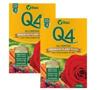 Vitax Q4 - Premier Fertiliser For Fruit, Vegetables, Flowers & Roses - 2.5kg
