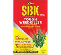 Vitax SBK Tough Weedkiller Concentrate 125ml Root Control 42m² Grass | Tough selective weedkiller with triclopyr for brambles, nettles, docks and woody weeds, controlling roots & prevent regrowth