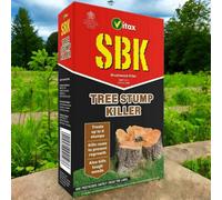 Vitax SBK Tree Stump Killer 250ml - Concentrated Tough Root and Stump Remover - Kills Tree Stumps, Woody Weeds, Brambles, and Deep-Rooted Growth - Powerful Garden Weed Control Solution