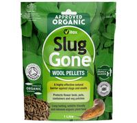 Vitax Slug Gone 1L Natural Wool Pellets Repel Slugs And Snails Safe For Pets Flowers And Veg Plants
