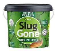 Vitax Slug Gone Wool Pellets, Natural, Organic Barrier To Protect Borders Pots & Containers From Slugs And Snails Long Lasting 10L