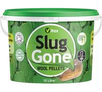 Vitax Slug Gone Wool Pellets Repellent Effective Slug Snail Barrier Organic Safe 10L