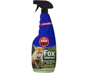 Vitax Stay Off Fox Deterrent 750ml | Humane Animal Repellent Spray for Bins, Lawns & Patios | Odourless Astringent Formula for Foxes Deer & Birds | Ready to Use Non-Toxic Wildlife Protection