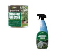 Vitax Summer Cloud Greenhouse Cleaner 750Ml + Fumigator Combo Cleans Glass Removes Mould Kills Insects 3.5G