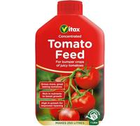 Vitax Tomato Feed - High-Potash Liquid Fertiliser for Juicy, Flavourful Tomatoes - Promotes Heavy Cropping, Healthy Growth & Strong Roots - Ideal for Growbags, Pots & Greenhouses (1 Litre)