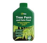 Vitax Tree Fern and Palm Feed 1L Concentrated Liquid Fertiliser for Tree Ferns, Palms, Bamboo and Grasses, Indoor and Outdoor Plant Food, Promotes Strong Sturdy Growth,