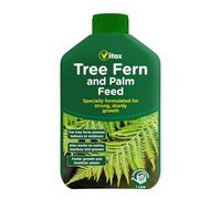Vitax Tree Fern And Palm Feed, For Tree Ferns, Ferns, Palms And Grasses. The Perfect Balance Of Nutrients To Maximise Growth, Easy To Use, Concentrated - 1 Litre Makes 100L