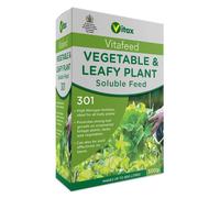 Vitax Vitafeed Vegetable & Leafy Plant Soluble Feed 500g (301) - High-Nitrogen Feed for Strong Leaf Growth on Vegetables, Herbs, Ornamentals & Lawns