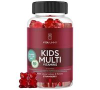 VITAYUMMY Kids Multivitamin Gummies 3-12 - Chewable Kid Vitamin Gummy Bear With Strawberry Flavor - Vitamin A C D E B6 B12 & more - Vegan Vitamins Multivitamins for Kids - Childrens Vitamins 1 Month